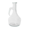 Glass jug transparent, engraved "Brevettato"