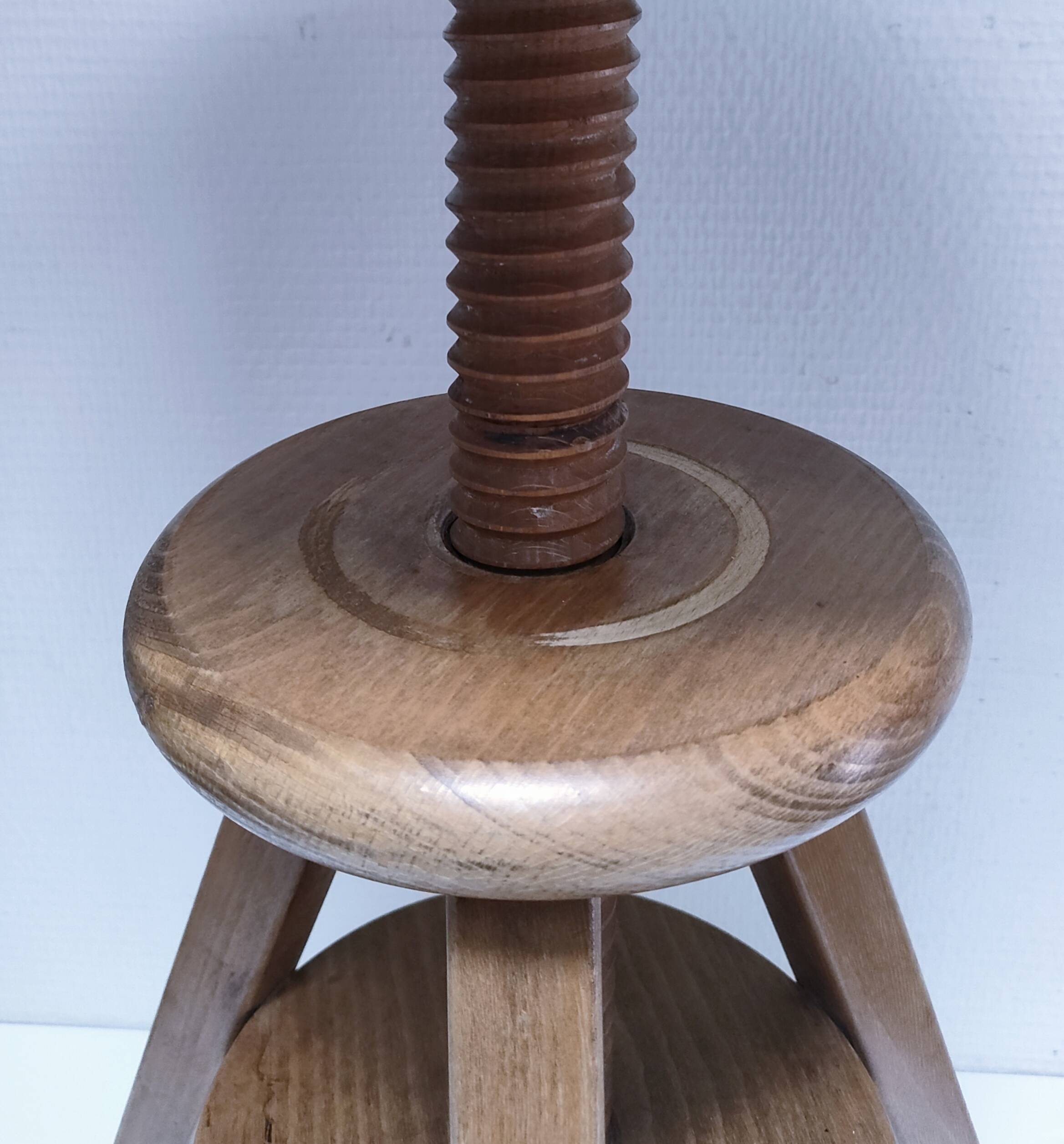 oak workshop patina stool