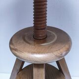 oak workshop patina stool