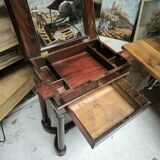 Empire period work chair in Cuban mahogany