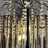 Murano crystal chandelier. Handmade by glass craftsman. Signoretti House.