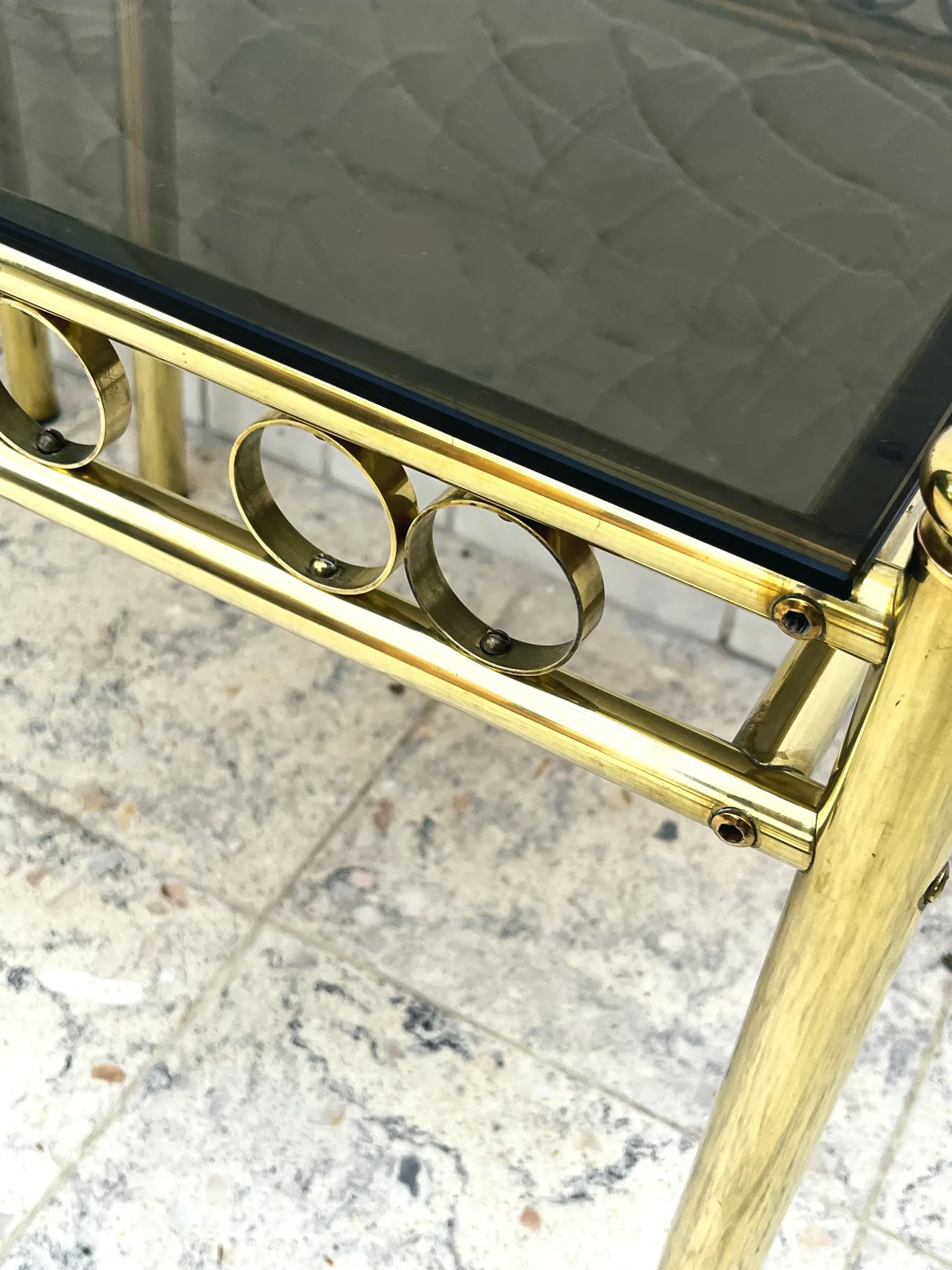 Pair of Belgo Chrome side tables