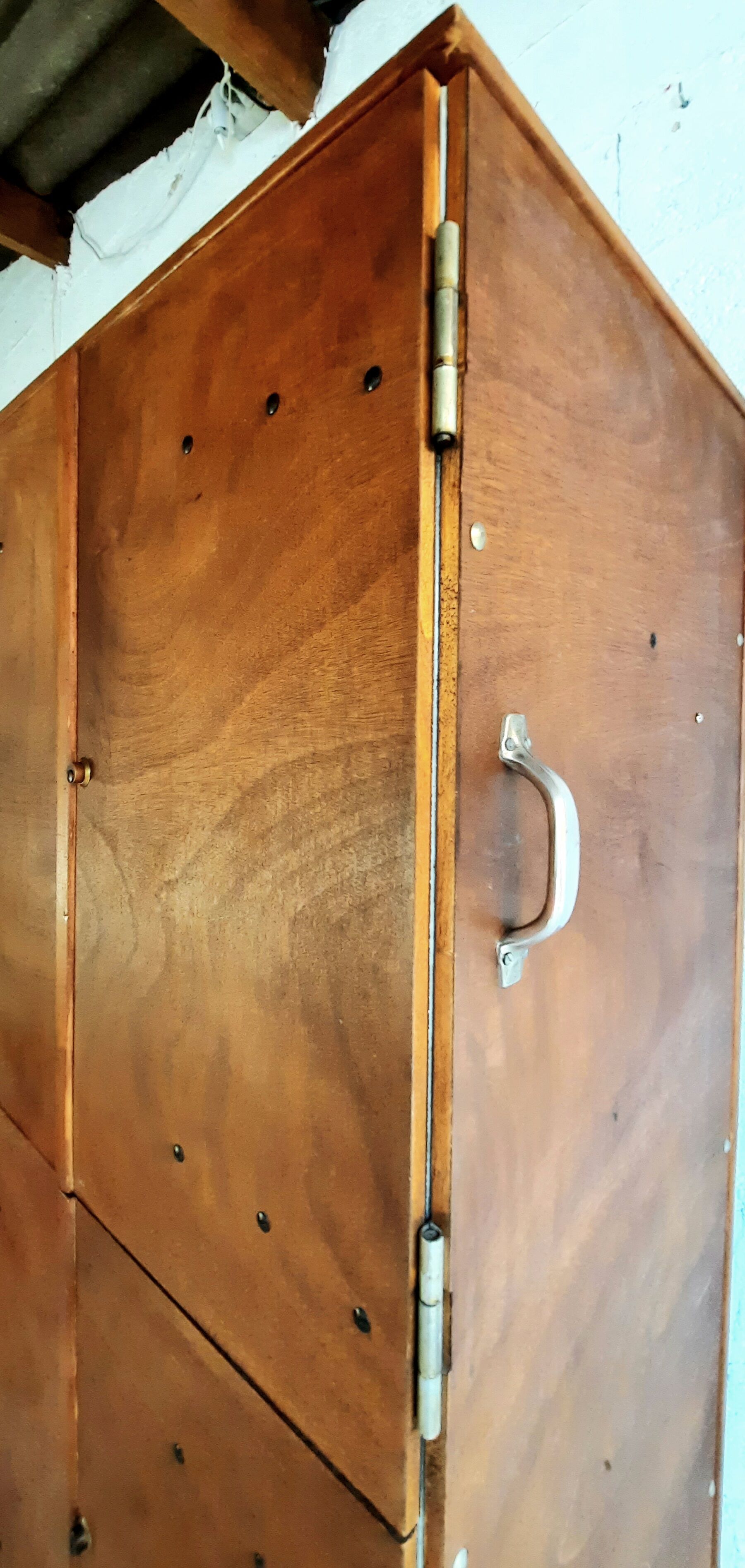 Storage cabinet on wheels, french architect's work, vintage from the 70s