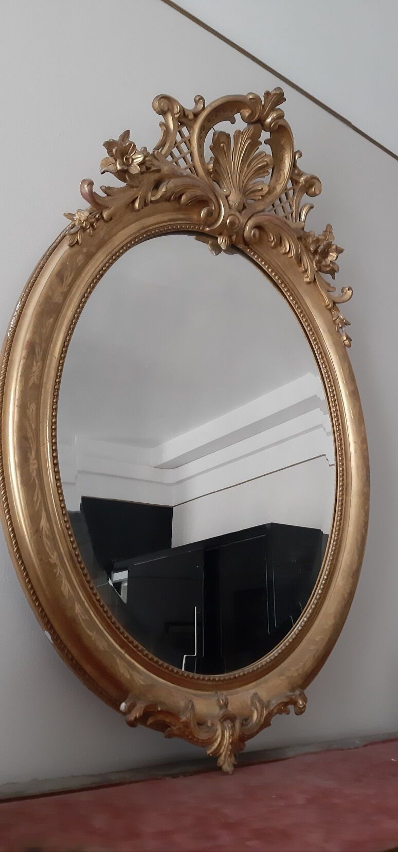Miroir ovale XIXème