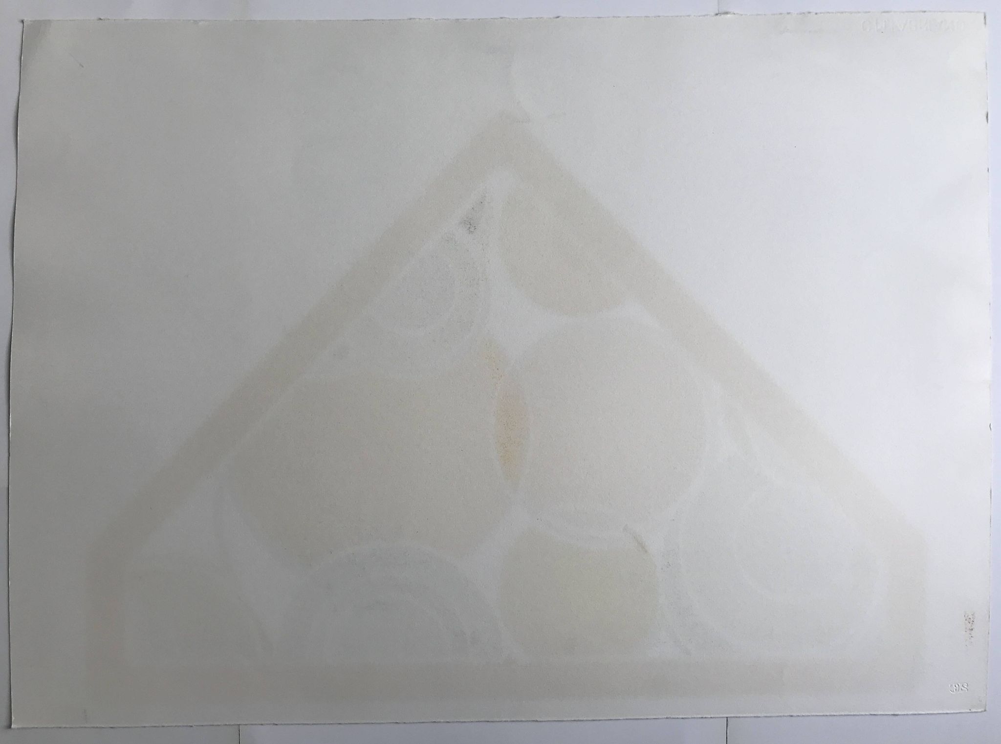 John Harrison LEVEE, Pyramid, 1970. Sérigraphie originale signée au crayon