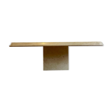 Minimalist marble coffee table