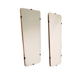 2 trapezoid-shaped mirrors