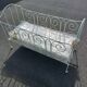 Wrought iron sofa bed + mattress + 2 sheets