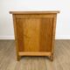 Pair of bedside tables blond wood and vinyl Jantzi 1966