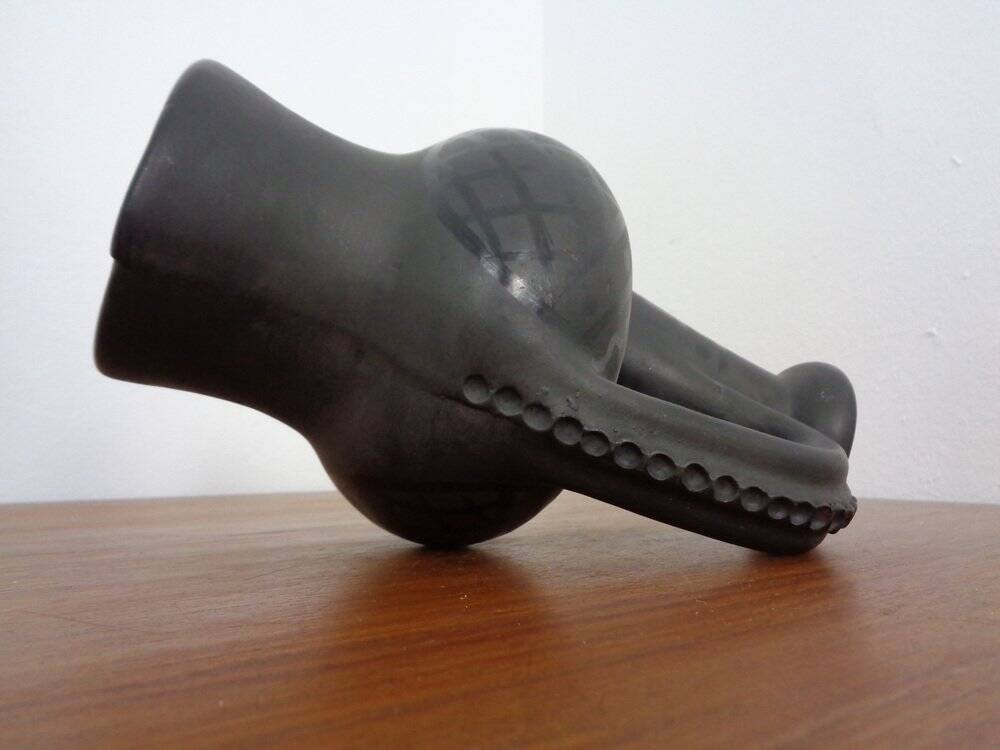 Studio Ceramic Rooster Carafe from Coperativa Oltul Miercurea-Ciuc, Romania, 1970s