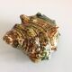 Ashtray "shell" in polychrome / vintage ceramic 50s-60s