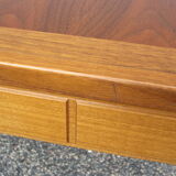 Scandinavian square teak coffee table
