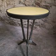 Table bistrot Art déco française REX avec plateau en bakélite, vers 1930
