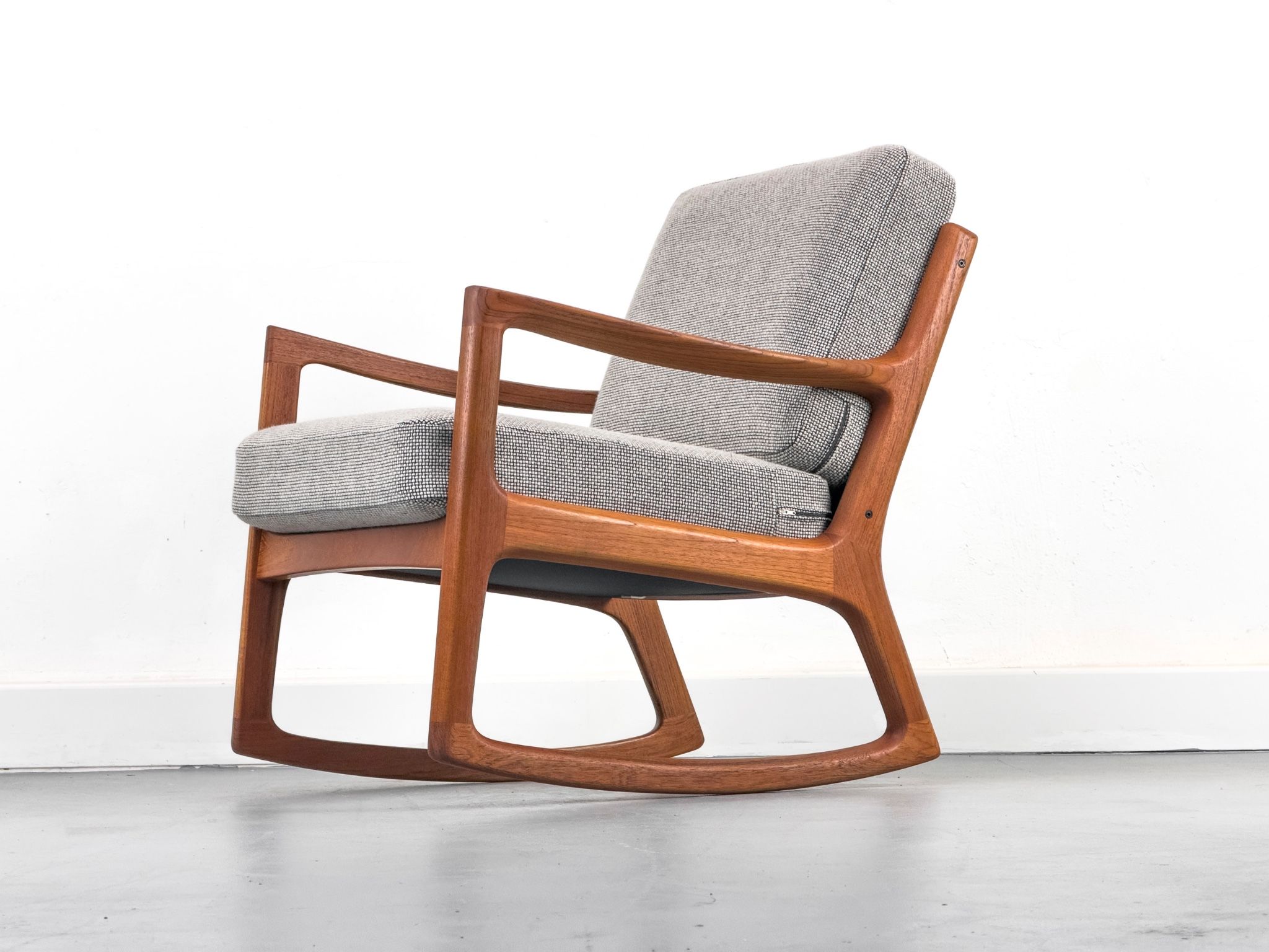 Senator Rocking Chair in Teak by Ole Wanscher for Cado, 1974