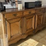 Solid wood buffet