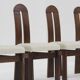 Vintage brutalist dining chairs, set of 6