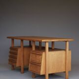 Bureau en chêne. Années 1950