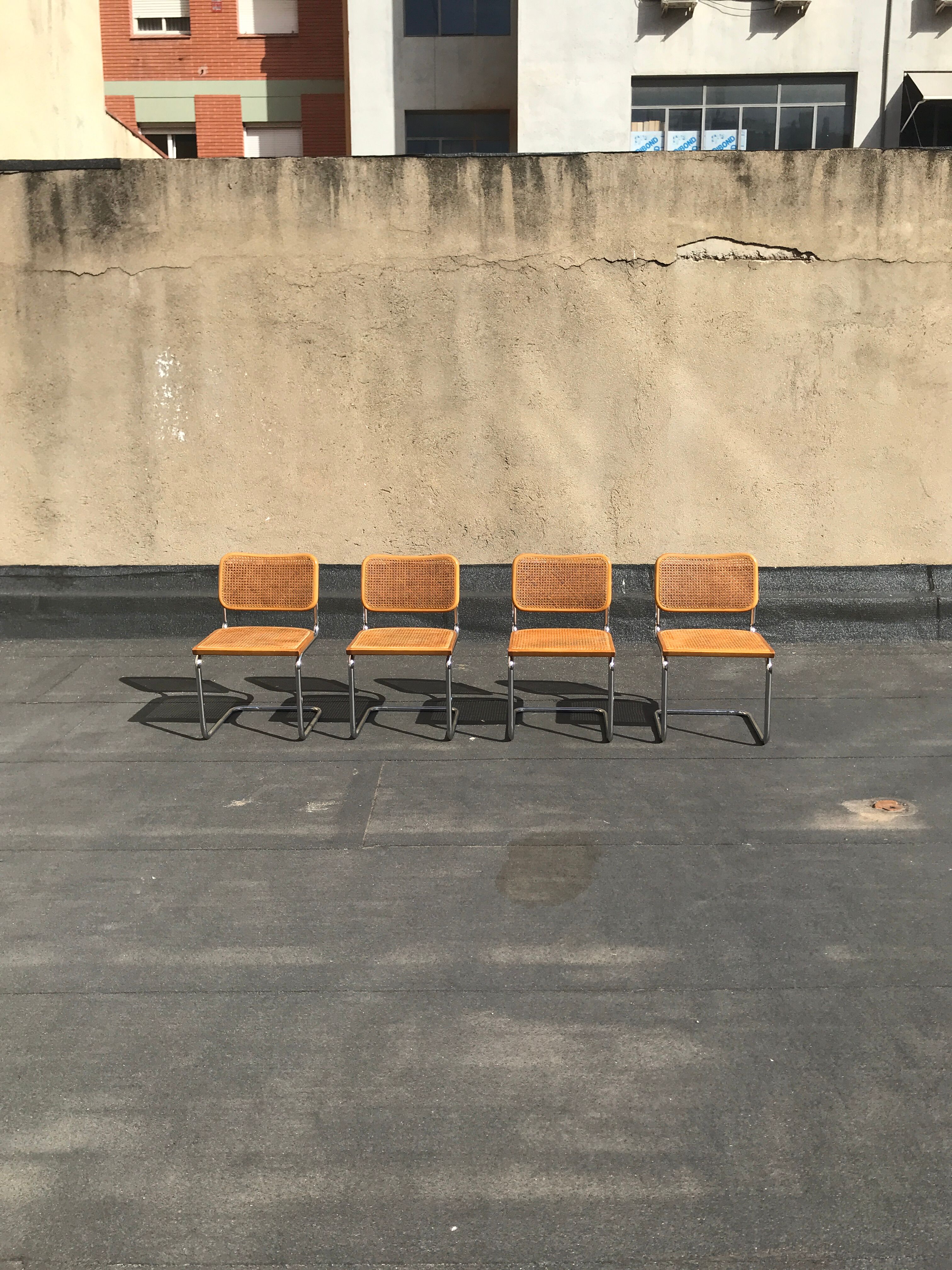 4 Cesca B32 Marcel Breuer Cidue edition