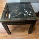 Lacquered wooden console