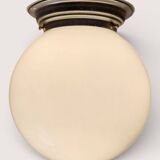 1950s Glass Globe Ceiling Light