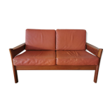 Dyrlund leather sofa from the 60s