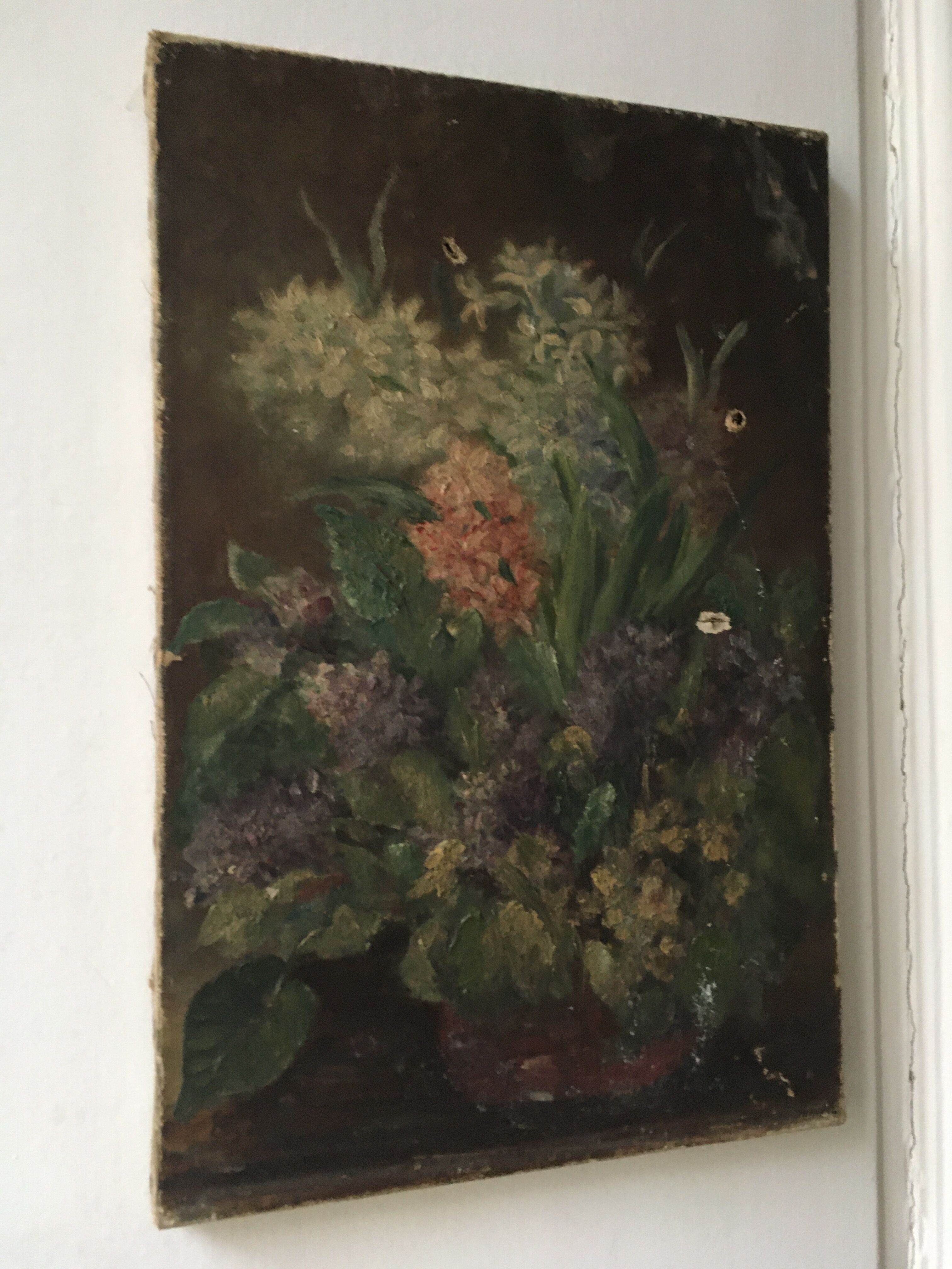 Huile sur toile début XX ieme