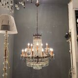 Italian crystal chandelier, 1940s