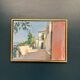 Original Swedish Oil on Canvas – “Town” by Mats Rydstern – Signed – Vintage & Framed – 37 × 49 cm (14.6" × 19.3")