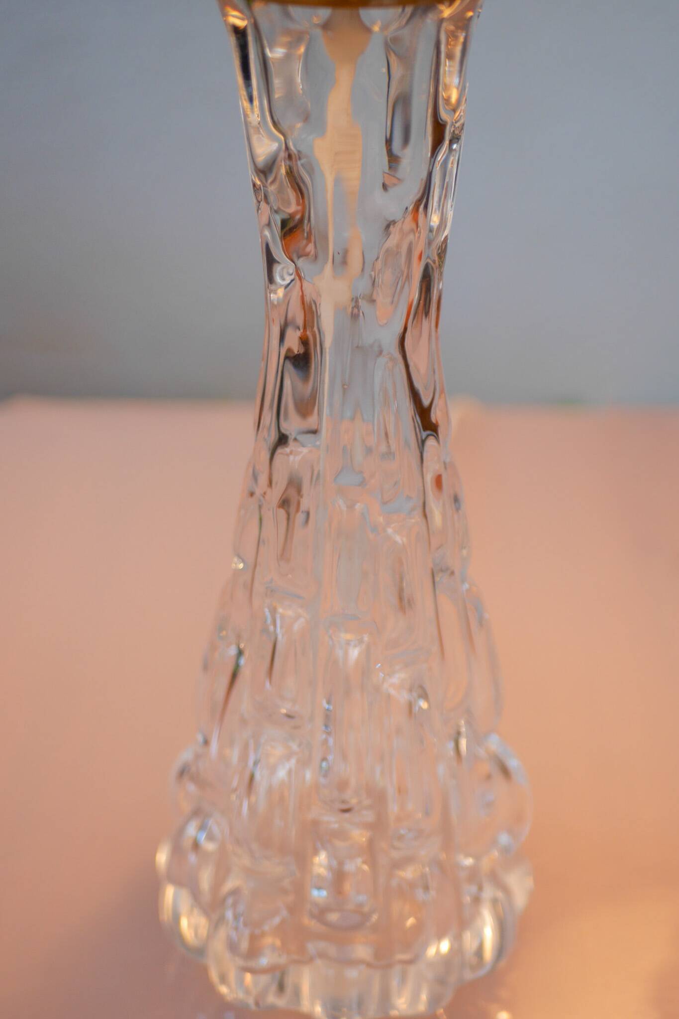 Carl Fagerlund Crystal Glass Table Lamps. Orrefors, Sweden