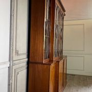 Bibliothèque anglaise en acajou vers 1900