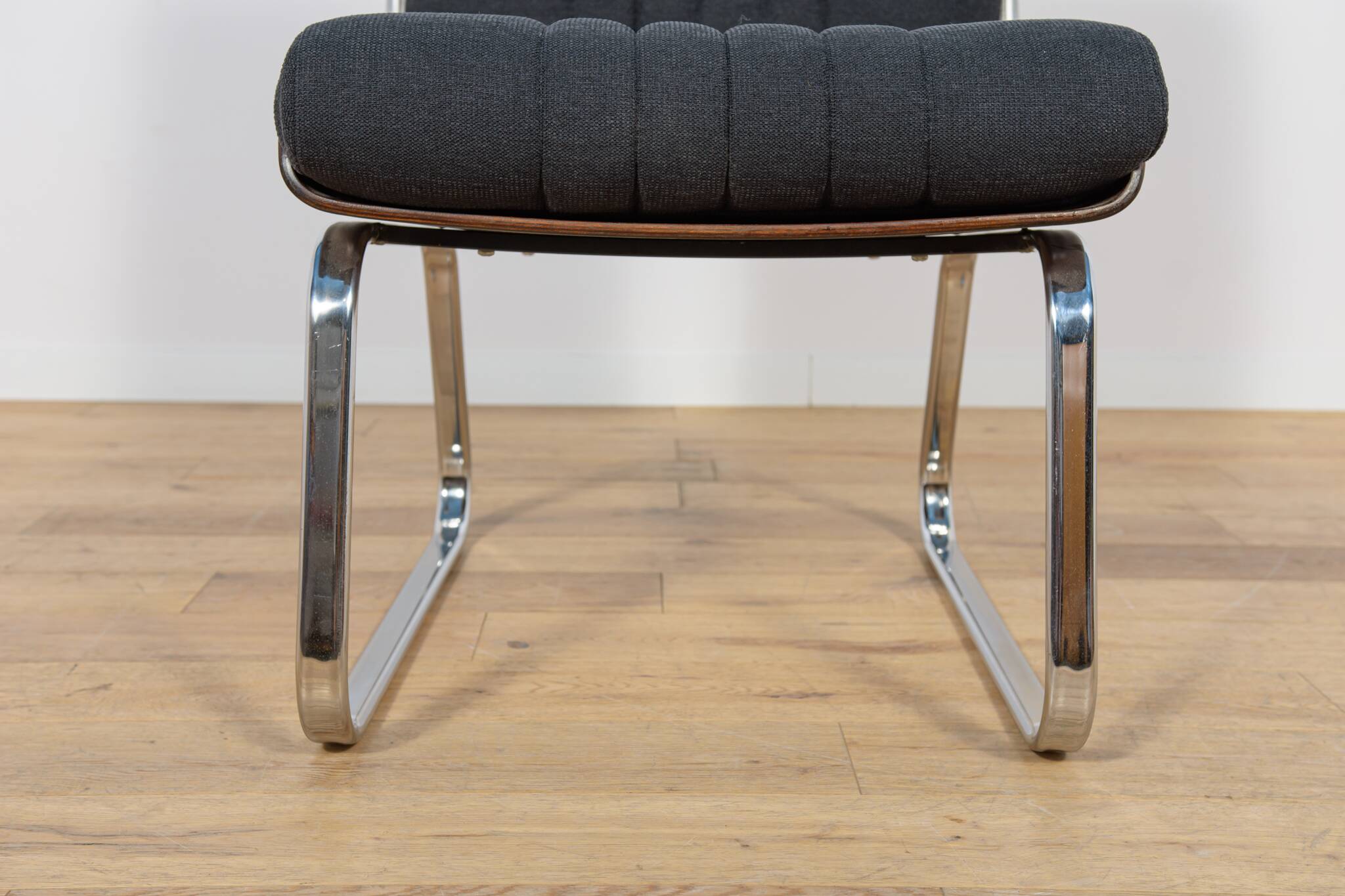 Chrome & Rosewood armchairs, Gordon Russell, United Knigdom, 1970s.