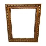 Old frame in worked/gilded oak