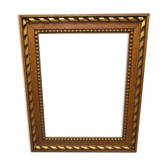 Old frame in worked/gilded oak