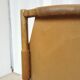 Vintage Janez Lajovic Leather Dining Chair: Mid-Century Modern 1980s