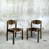 Pair of vintage self chairs