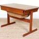 Mid twentieth century Danish teak sewing table