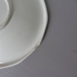 Vintage round-capped plate Digoin Sarreguemines model Bastia 231106