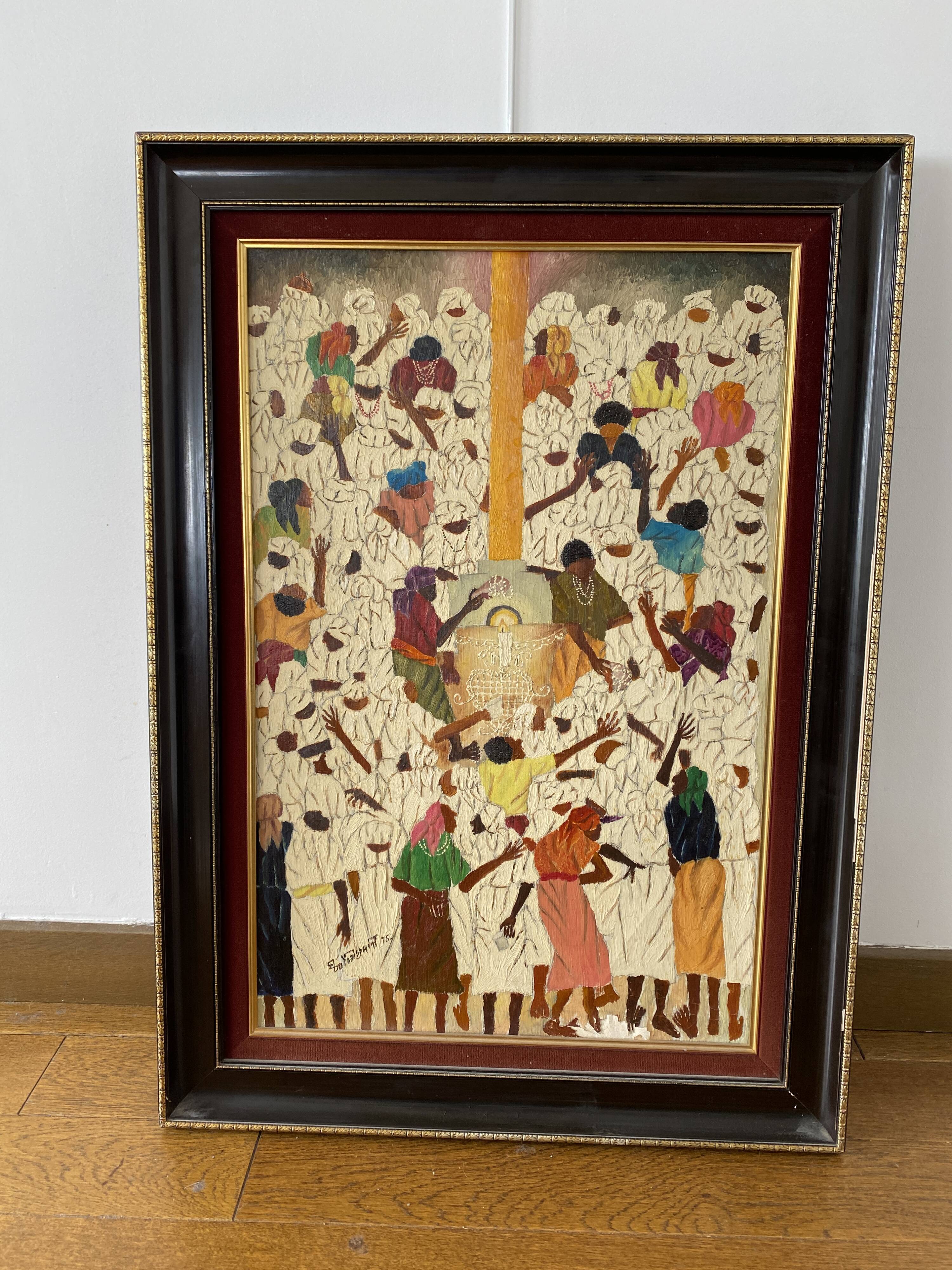 Haitian naive painting from 1975