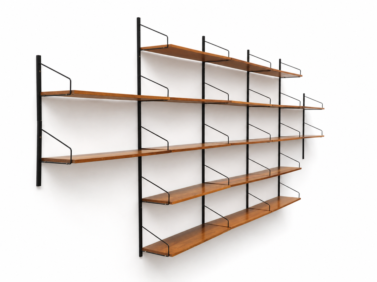 Large vintage wall shelf from the 1960s