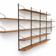 Large vintage wall shelf from the 1960s