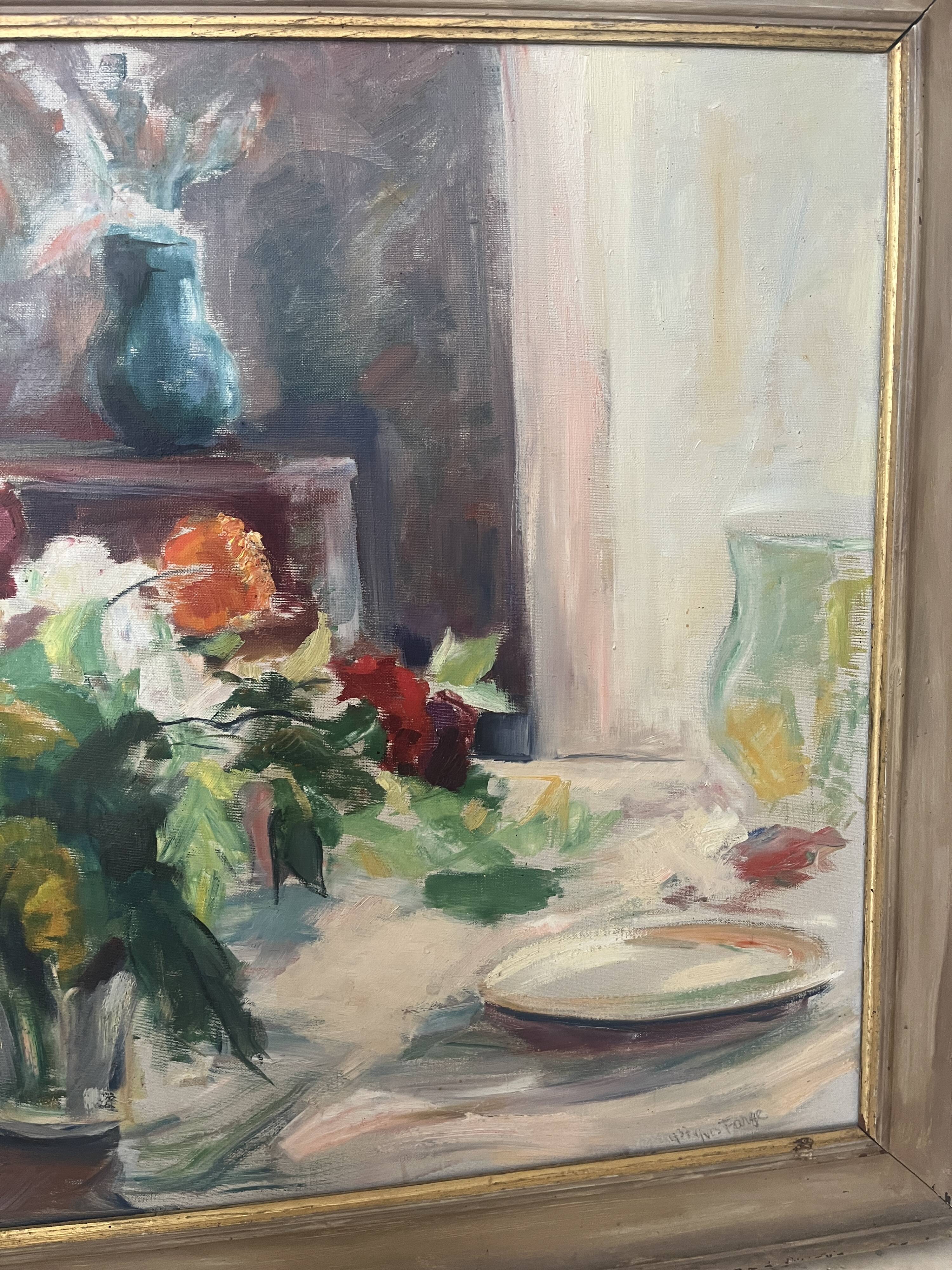 bouquet painting by Yves Farges