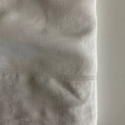 19th-century XXL linen fabric embroidered with polka dots, width 260cm.