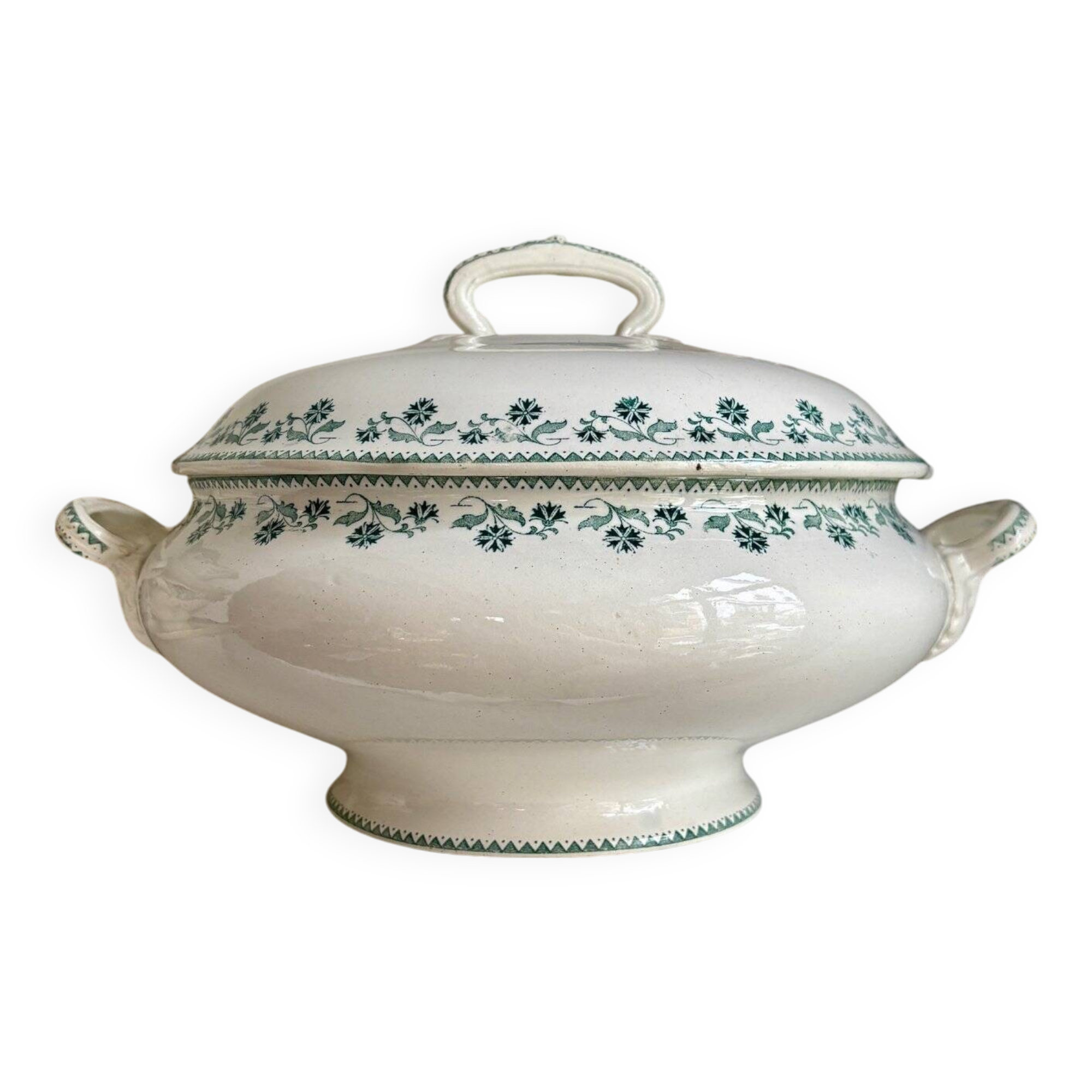 Moulin des Loups ironstone soup tureen, "Georgette" service