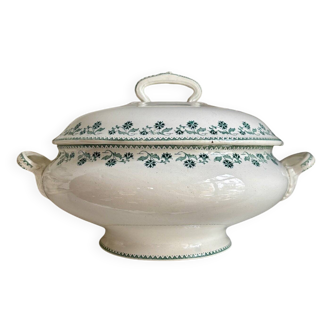 Moulin des Loups ironstone soup tureen, "Georgette" service