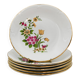 Gien plates with floral decoration