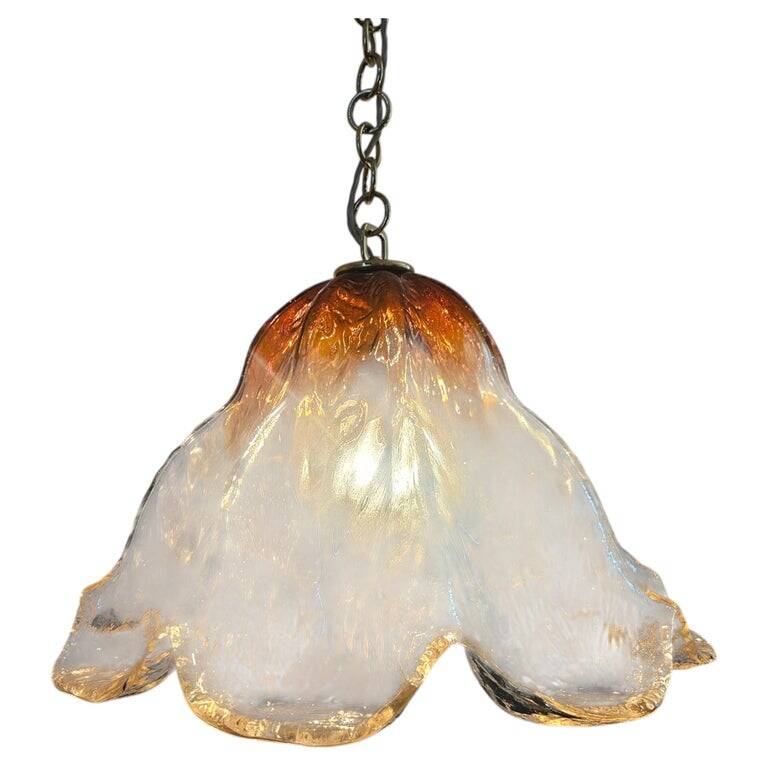 Suspension Kaiser Leuchten, verre de Murano, Allemagne, années 1970.
