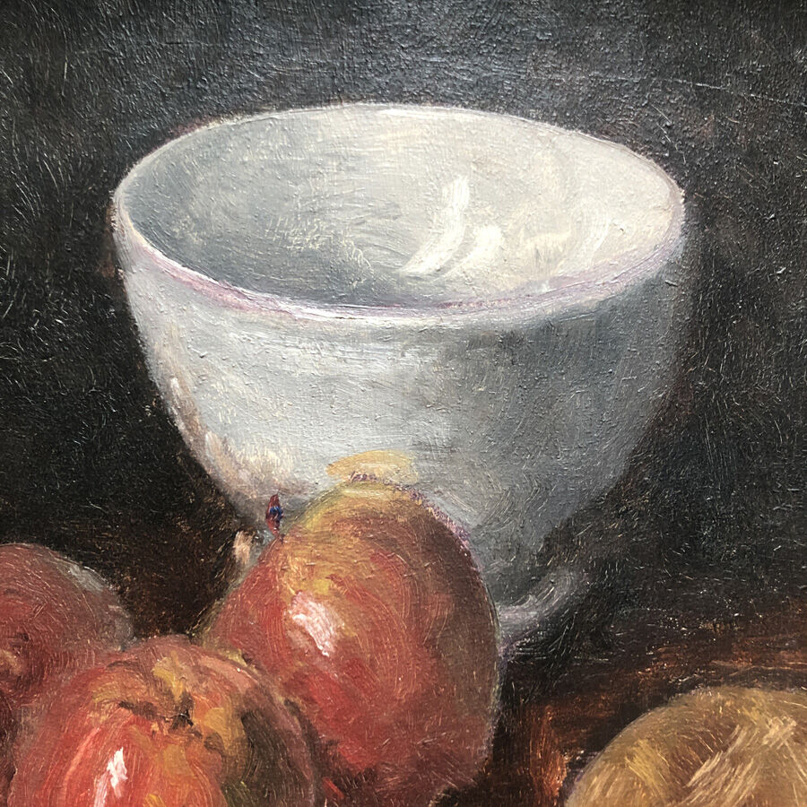 Old still life painting by Boutet