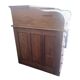 Bureau américain vintage en bois avec porte à volet