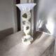 Baccarat Opaline Vase XXL Grape Decoration 1860 19th Century France