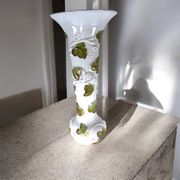 Baccarat Opaline Vase XXL Grape Decoration 1860 19th Century France